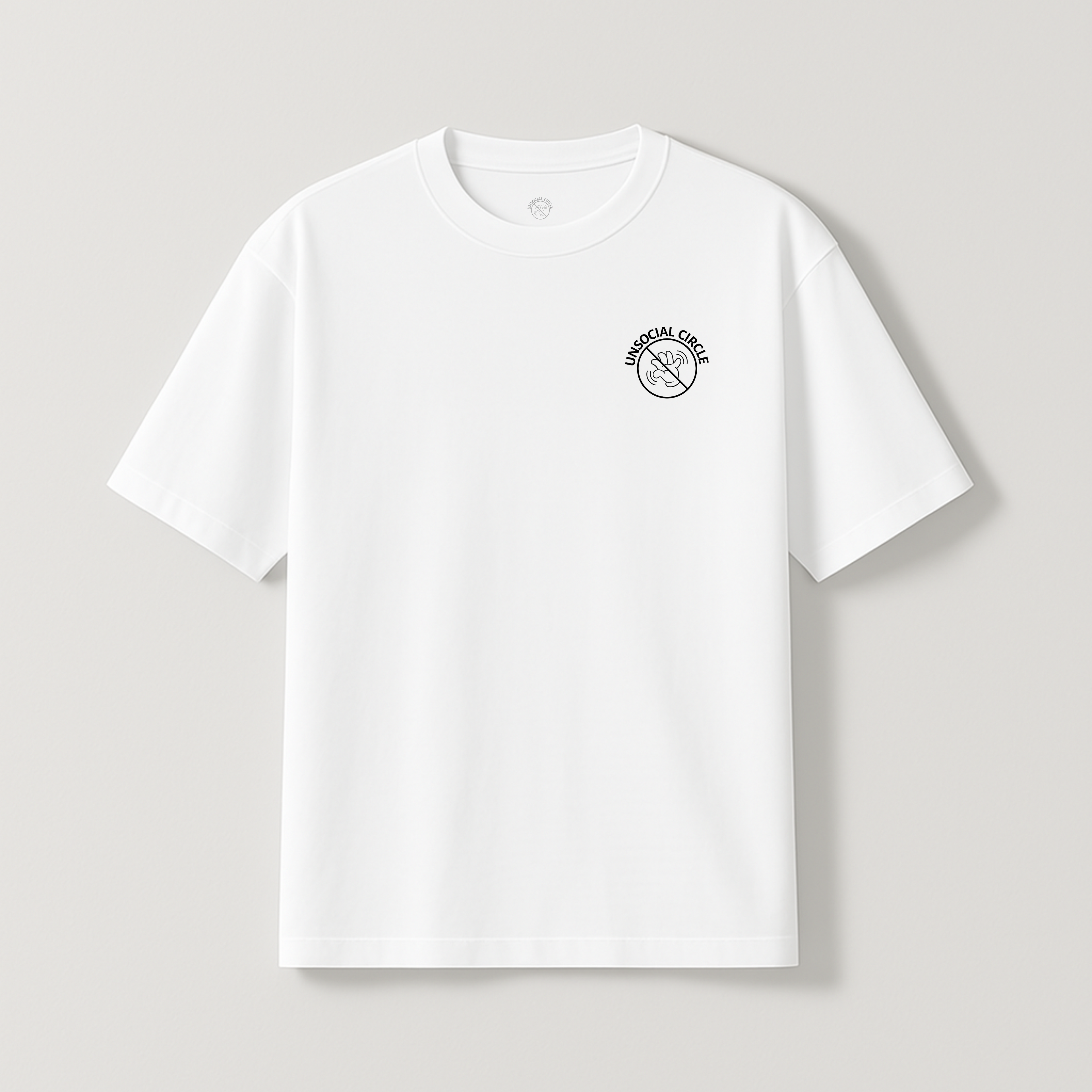 UNSOCIAL CIRCLE - WHITE NOISE TEE